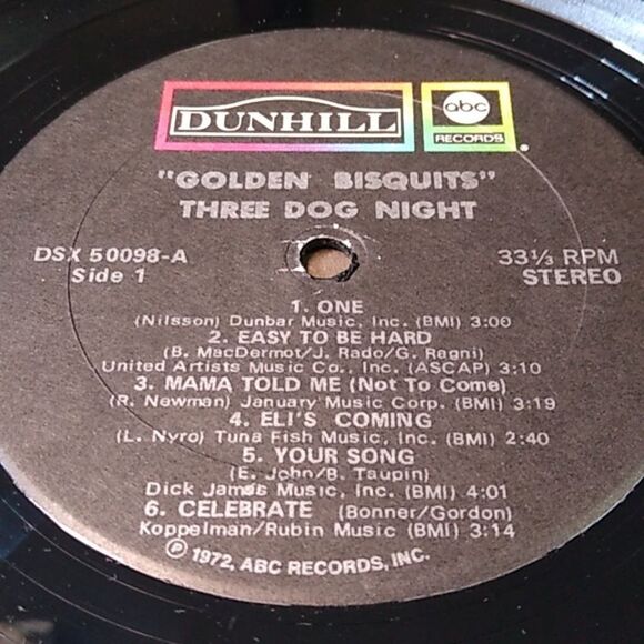 Three Dog Night Golden Bisquits Vinyl Record - Picture 9 of 11